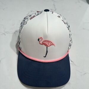 Puma golf hat-flamingo themed. One size fits all.